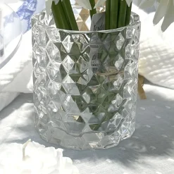 PHOTOPHORE VERRE BRADLEY 7.8X8.8CM TRANSPARENT