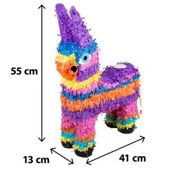 PIÑATA À CASSER BAUDET MULTICOLORE 55X41CM