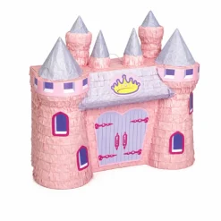 PIÑATA À CASSER CHÂTEAU FORT PRINCESSE ROSE
