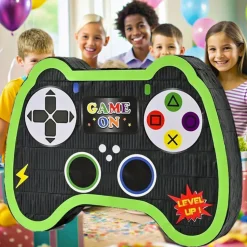 PIÑATA À CASSER MANETTE GAMER JEUX VIDÉO 42X8X30CM