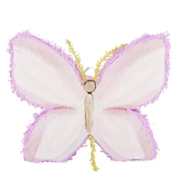 PI?'ATA À CASSER PAPILLON 45X36X9CM LILAS CRÈME