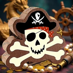 PIÑATA À CASSER PIRATE JOLLY ROGER 37X7.5X33CM