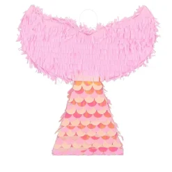 PIÑATA À CASSER QUEUE SIRÈNE 40X45X9CM ROSE