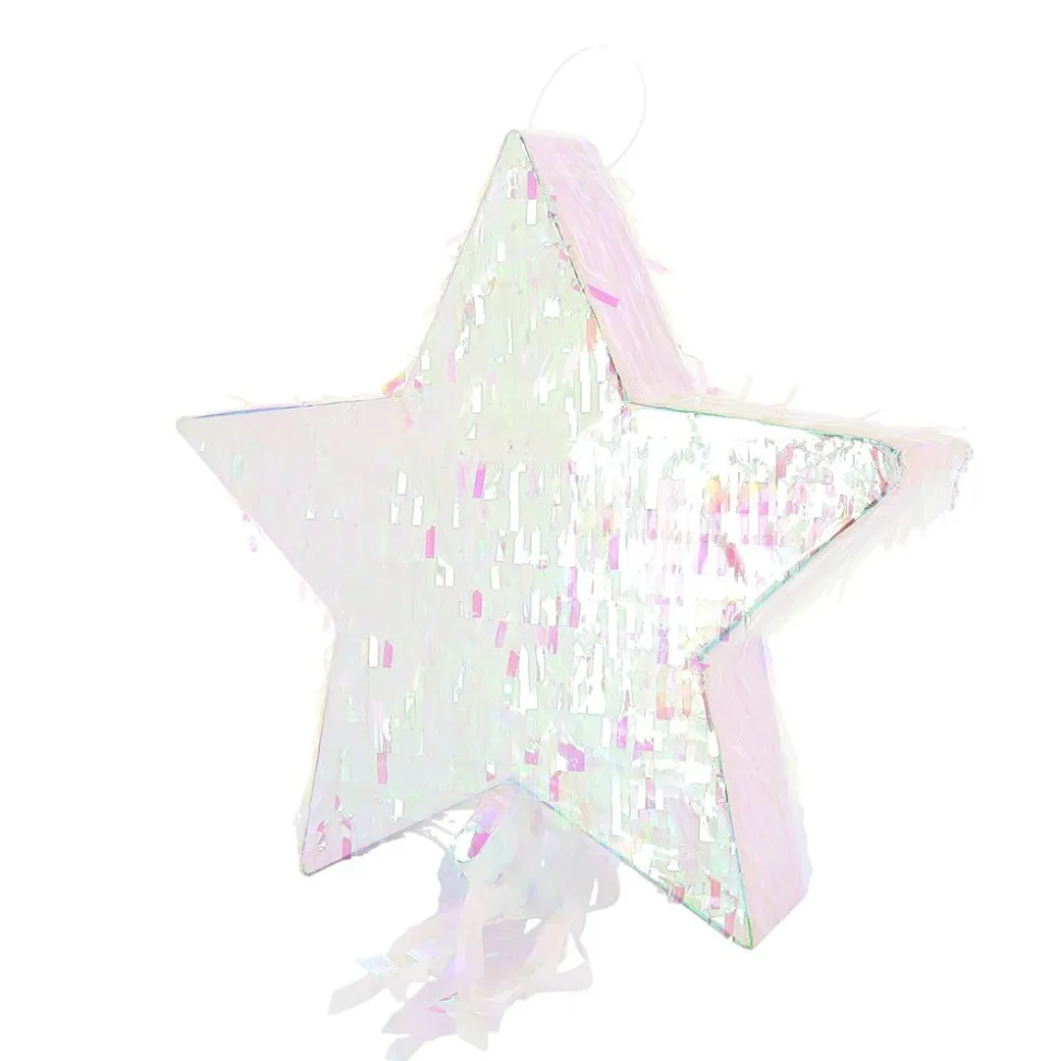 PI?'ATA À CASSER ÉTOILE 45X45X9CM IRIDESCENT