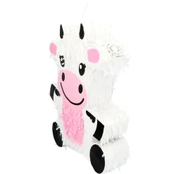 PIÑATA À CASSER VACHE ANIMAL FERME 43X30X10CM