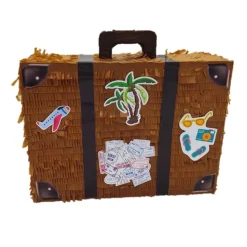 PIÑATA À CASSER VALISE BAGAGE VOYAGE 40X35X10CM