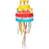 PIÑATA À TIRER GÂTEAU D'ANNIVERSAIRE 34X29CM