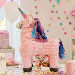 PIÑATA À TIRER LICORNE FANTASTIQUE ROSE