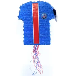 PIÑATA À TIRER MAILLOT FOOTBALL PSG 60CM BLEU
