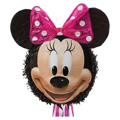 PIÑATA À TIRER TÊTE MINNIE MOUSE DISNEY 94X47X18CM