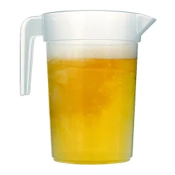 PICHET PLASTIQUE RÉUTILISABLE 1L TRANSPARENT