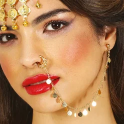 PIERCING BOHÈME CHAÎNE NEZ OREILLE ORIENTAL FEMME