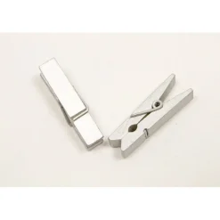 25 PINCES ARGENT 3.5 CM