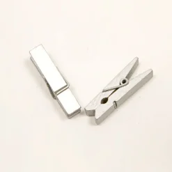 25 PINCES ARGENT 3.5 CM