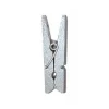 10 PINCES À LINGE BOIS 2.5CM ARGENT