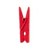 10 PINCES À LINGE BOIS 2.5CM ROUGE