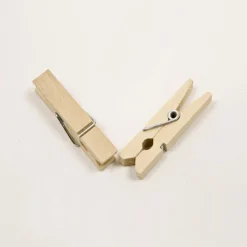 25 PINCES NATUREL 3.5 CM