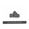 PIN'S MÉTAL LES BOYS 3X2CM NOIR