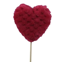 PIQUE CUR TISSU MOLLETON 7CM 25CM ROUGE