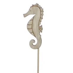 PIQUE HIPPOCAMPE BOIS 37CM NATURE