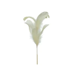 PIQUE PLUME VOLAILLE DÉCORATIF 50CM JAUNE