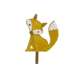 PIQUE RENARD FEUTRE 15CM JAUNE OU VERT
