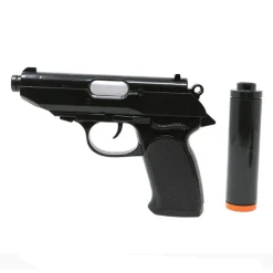 PISTOLET JOUET SILENCIEUX 25CM NOIR
