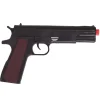 PISTOLET SEMI-AUTOMATIQUE PLASTIQUE 29CM NOIR