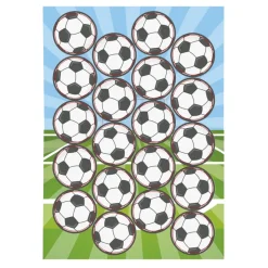 PLAQUE AZYME FOOTBALL 15X21CM