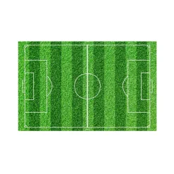 PLAQUE AZYME TERRAIN DE FOOT 20X30CM VERT