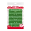 PLAQUE AZYME TERRAIN FOOTBALL DÉCO GÂTEAU A5 VERT