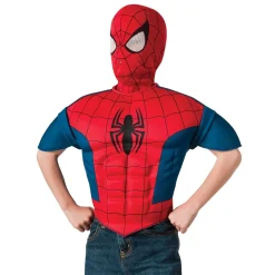 PLASTRON 3D ET CAGOULE ULTIMATE SPIDER-MAN ENFANT