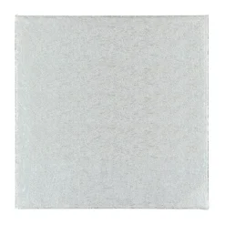 PLATEAU À GÂTEAU CARRÉ 20CM ARGENT