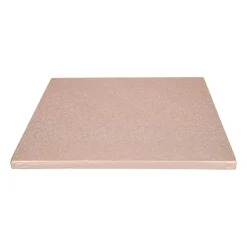 PLATEAU À GÂTEAU CARRÉ 30CM ROSE GOLD