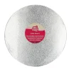 PLATEAU À GÂTEAU ROND 30CM ARGENT
