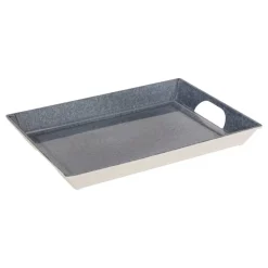 PLATEAU MÉLAMINE RECTANGLE 40.6X29.6X4.5CM BLEU