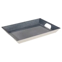 PLATEAU MÉLAMINE RECTANGLE 46.4X34.2X5CM BLEU