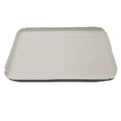 25 PLATEAUX CARTON BIO TRAITEUR 28X42CM BLANC