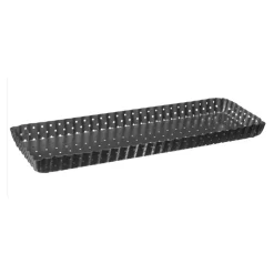 PLAT RECTANGLE MÉTAL FOND AMOVIBLE 35X11CM