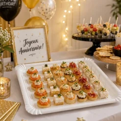 3 PLATS CARTON SERVICE TRAITEUR 34X45CM BLANC