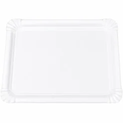 3 PLATS CARTON SERVICE TRAITEUR 34X45CM BLANC