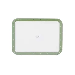 3 PLATS CARTON TRAITEUR JARDIN FRANÇAISE 35X25.5CM