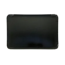 5 PLATS DE SERVICE CARTON TRAITEUR 24X33CM NOIR