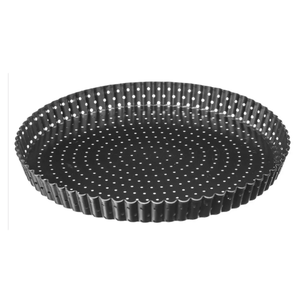PLAT À TARTE MÉTAL 28CM FOND AMOVIBLE