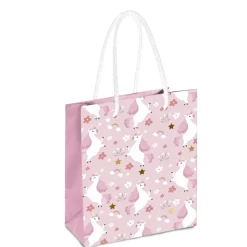 POCHETTE CADEAU CARTON LICORNE 18X10X23CM