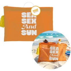 POCHETTE MESH SEA SEX AND SUN 21X27CM ORANGE