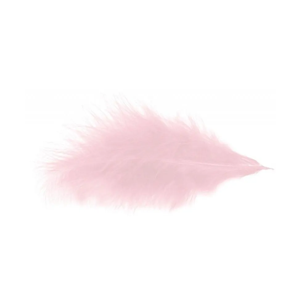 POCHETTE PLUMES 10G 5-10CM ROSE PASTEL