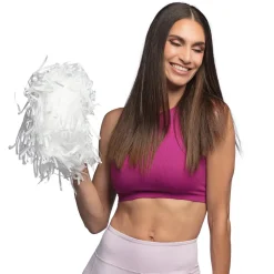 POMPON CHEERLEADING 34CM BLANC