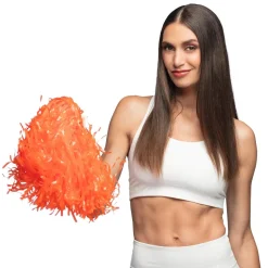 POMPON CHEERLEADING 34CM ORANGE VIF