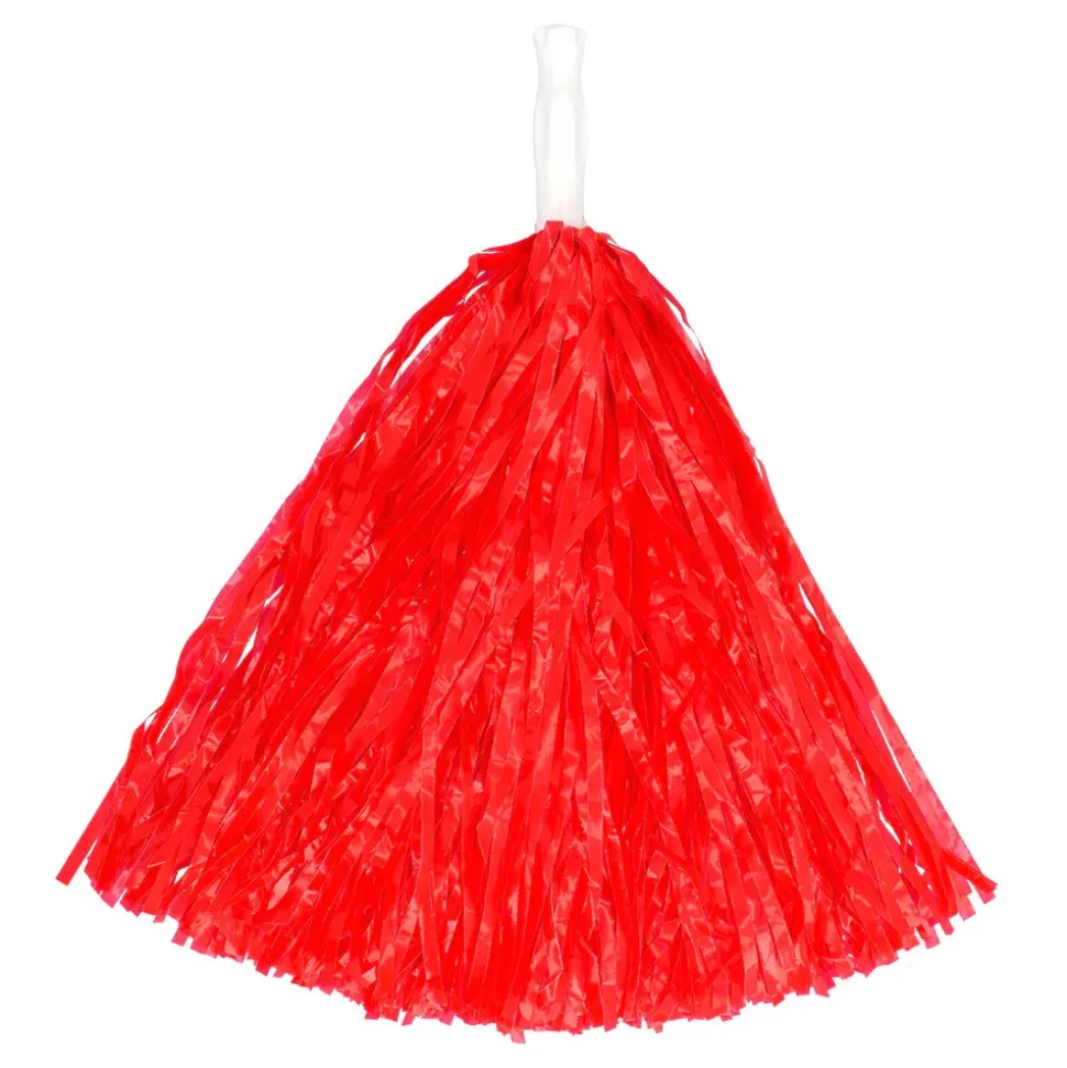 POMPON CHEERLEADING 34CM ROUGE VIF